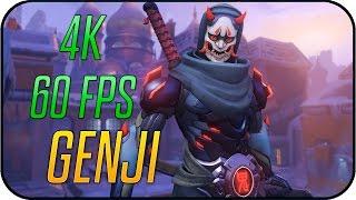  Overwatch - Genji Oni (Volskaya Industries) - Animated Desktop Wallpaper 4K 60fps 