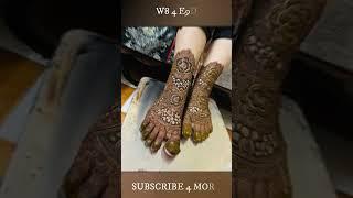 Simple leg mehndi designs 2024/Foot Mehndi design 2024/new feet mehndi designs 2024 #mehndi #henna