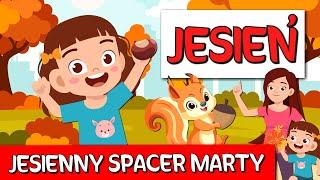  Jesienny spacer Marty - Bajka edukacyjna dla dzieci - Jesień film edukacyjny 