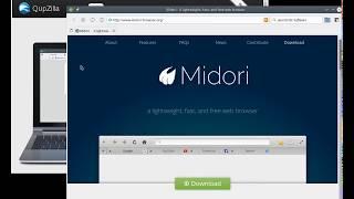 QupZilla and Midori DEMO | case3. Internet: Web browser - 3