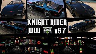 Knight Rider Mod v5.7 for GTA 5 - All abilities, functions and animations