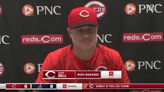 David Bell believes the Reds can bounce back following an excruciating loss in Atlanta