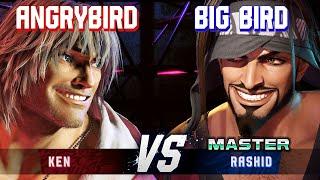 SF6 ▰ ANGRYBIRD (Ken) vs BIG BIRD (Rashid) ▰ High Level Gameplay