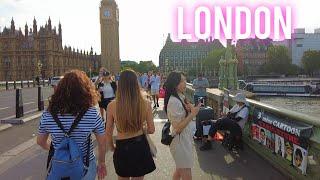 London Summer Walk ️ SOUTH BANK | Central London Walking Tour  [4K]