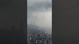 Dramatic clouds over New York City ️ #iphone #timelapse