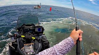 Multiple GIANT Fish Caught 28 MILES Out on a SEADOO