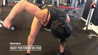 TAMARA JORDAN - TRAINING DELTS - W/ CHRIS CORMIER - DAVE FISHER POWERHOUSE GYM - C3TV