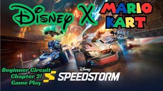 Disney Speedstorm Gameplay - Beginner Circuit Ch 2 - Free to Play Disney x Mario Kart