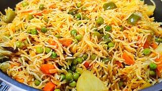 Vegetable Pulao| Vegetable biryani recipe| Easy dinner recipe