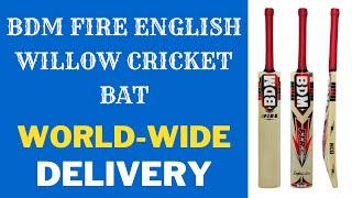 BDM Fire English Willow Cricket Bat Latest Model | Sabkifitness