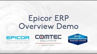 Epicor ERP Software Demo