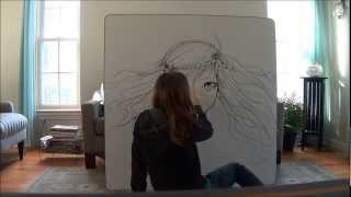 White Board Anime Drawing