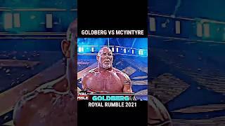 GOLDBERG VS MCINTYRE ROYAL RUMBLE 2021 HIGHLIGHTS EDIT