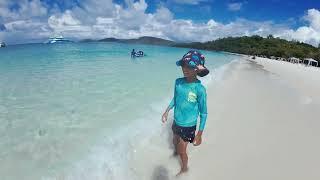 DJI ACTION 5 PRO, 4K Whitehaven Beach, Whitsundays, AirlieBeach, QLD