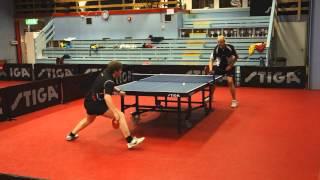 table tennis training (chinese penhold)