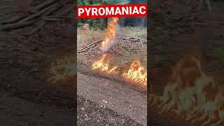 PYROmaniac caught STARTING a FIRE! #action #watch #video #shortsvideo #shortsfeed #shortvideo #reels