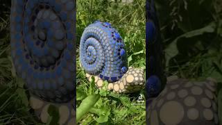 Make a mosaic garden snail with me #glass #mosaic #art