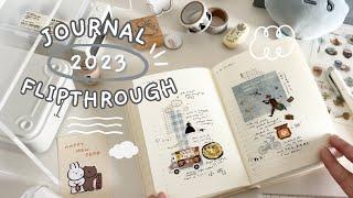 2023 journal flip through  [midori 1day 1page] ︎