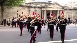 United Nations Wreath Laying. Whitehall, London. 22/5/13. Blues & Royals.