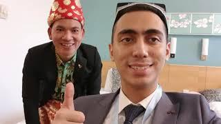 This is how I met my brother from Uzbekistan at #ayimun2019 #internationalmun #roommate