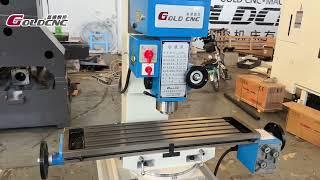 GOLDCNC Drilling and Milling Machine zx50c Manual Drilling Milling Machinery From China Factory