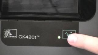 Zebra G Series Desktop Printer  Feed Button Modes