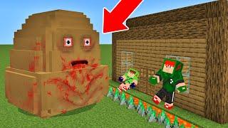 POU GIGANTE VS CASA 100% SEGURA NO MINECRAFT!! (BOU)