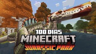 SOBREVIVÍ 100 DÍAS en un MUNDO PREHISTÓRICO LLENO de DINOSAURIOS en Minecraft BEDROCK