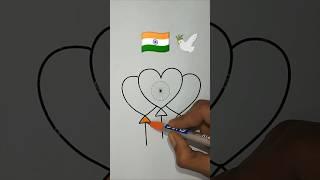 Indian Flag In Balloons  #shorts #trending #satisfying #art #india #indianflag