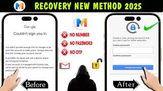 How To Recover Gmail Account || Google Account Recovery || Gmail Account Recovery New Method 2025