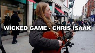 WICKED GAME on GRAFTON STREET | passionate busking performance by SARAH FITZ