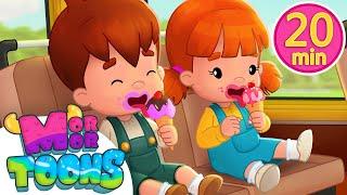 The Kids on the Bus | Preschool Songs Compilation | Mormortoons