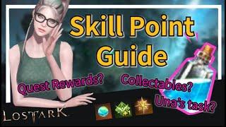 Lost Ark - Complete Skill Point Guide | Quest, Una's task and more!