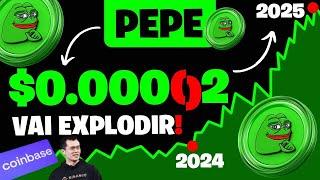 MILIONÁRIO COM PEPE VAI CORTAR 1 ZERO 2025VAI EXPLODIRELON MUSK E PEPEVOLUME ABSURDO#PEPECOIN