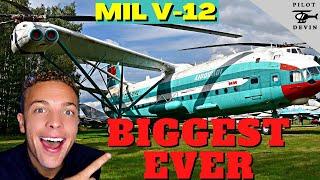 What Happened To The BIGGEST Helicopter Ever Made? (MIL V-12)