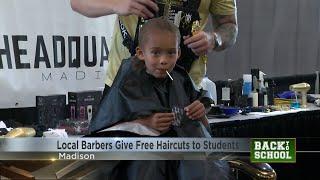 Local barbers give free back-to-school haircuts