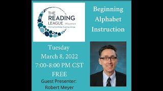 Effective Alphabet Instruction with Robert Meyer