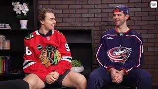 Blue Jackets' Adam Fantilli & Blackhawks' Connor Bedard exclusive full interview