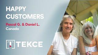 Pascal G. & Daniel L.  Canada | Happy Sellers of TEKCE