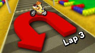 Mario Kart but Every Lap Keeps Getting Worse