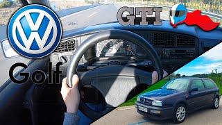 1995 Volkswagen Golf III GTI (85kW) POV 4K [Test Drive Hero] #118 ACCELERATION, ELASTICITY & DYNAMIC