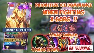 PRIORITIZE ICE DOMINANCE WHEN FIGHTING X-BORG - BEST BUILD TERIZLA 2025