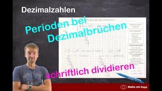 Dezimalzahlen - Perioden bei Dezimalbrüchen | Mathe mit Kopp