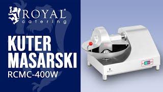 Kuter masarski RCMC-400W  | Royal Catering | Prezentacja produktu