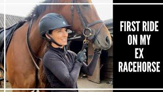 Retraining a Racehorse - First Ride // Why my Horses are Barefoot