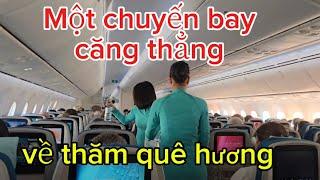 Lần đầu bay về Việt Nam máy bay phải xả xăng trên bầu trời và hạ cánh khẩn cấp không hiểu lý do