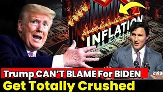 Trump GETS CRUSHED by TERRIBLE NEWS: Trump 'Can NO LONGER Blame Joe Biden' for Increase in Inflation