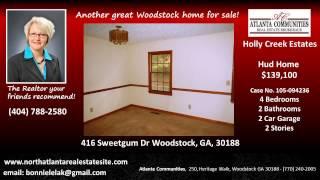 Cherokee County HUD Homes for Sale Holly Creek Estates Woodstock GA