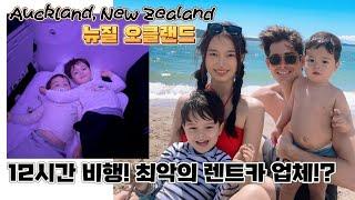 (Eng)뉴질랜드 에어 카우치석 타고 오클랜드 가기 🩵 뉴질랜드 최악의 렌트카 업체 / Auckland, New Zealand /