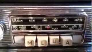 Chrome london blaupunkt Heidelberg dual dial classic car radio test